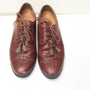 Ariat Vintage 7 Woven Lace Up Leather Booties